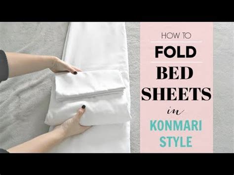 Marie Kondo How to Fold Fitted Sheets *EASY!* - YouTube | Konmari ...