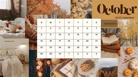 October 2023 Calendar Desktop Wallpapers Free Download