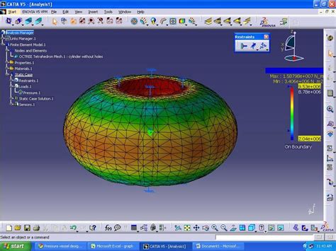 2 von Mises stress distribution of Uniform cylinder under | Download ...