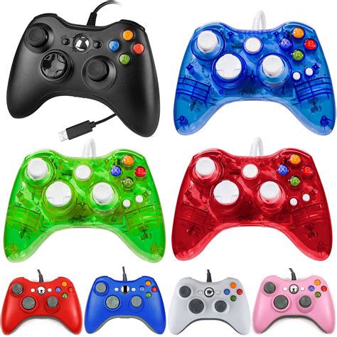 LUXMO Wired Xbox 360 Controller Gamepad Joystick Compatible with Xbox ...