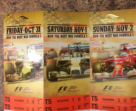 Got my Austin tickets. It will be my first F1 race! So stoked! : formula1