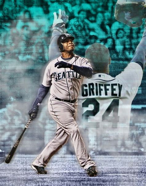 Ken Griffey Jr. #24 | Griffey jr, Seattle mariners baseball, Ken ...