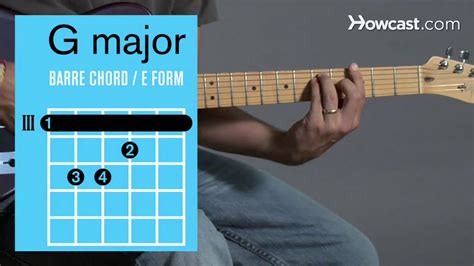 How to Play a G Major Barre Chord | Guitar Lessons - YouTube