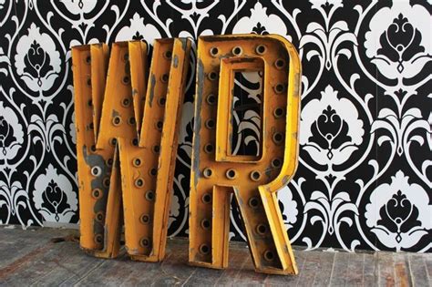 old sign letters - Google Search | Industrial home design, Eclectic ...