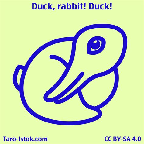 Duck, Rabbit! Duck! | FreeVectors