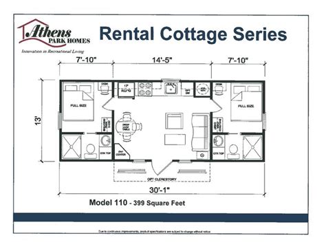 Park Models, Park Homes | Model house plan, Small house floor plans ...