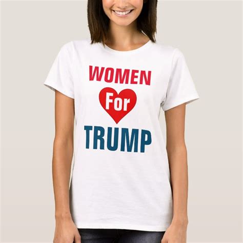 Women For Trump #WomenForTrump T-Shirt | Zazzle.com