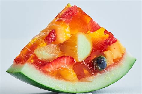 Fruit salad jelly watermelon recipe