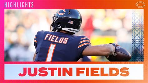 Justin Fields' top plays at the bye | 2022 season | Chicago Bears - Win ...