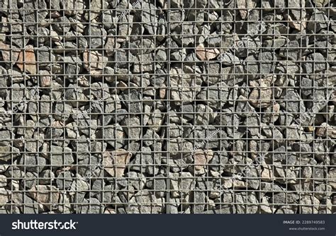 Gabion Texture Background Fragment Gabion Net Stock Photo 2289749583 ...