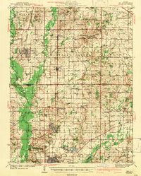 1943 Map of Ina, IL — High-Res | Pastmaps