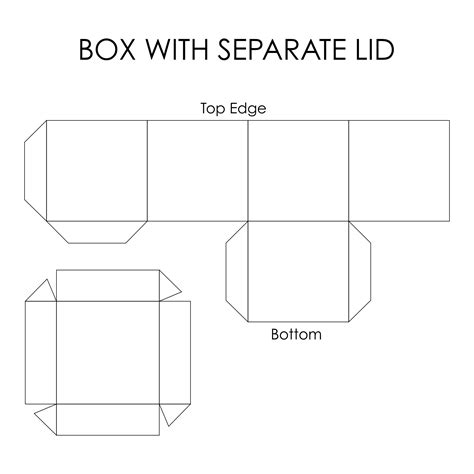 Box With Lid Template