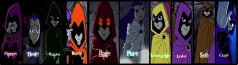 Raven's Emoticlones Source: Google | Teen titans, Raven teen titans ...