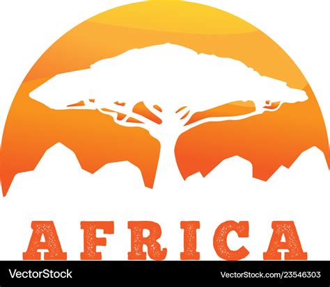 Africa logo Royalty Free Vector Image - VectorStock