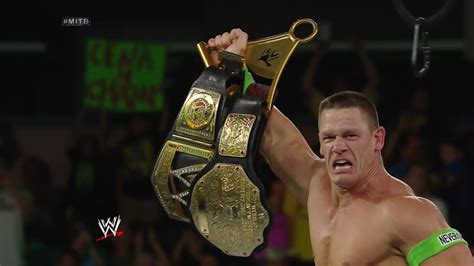 John Cena wins the vacant WWE Championship: Money in the Bank 2014 ...