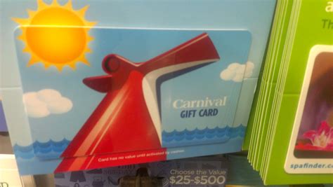 Carnival's gift cards have arrived at Lowe's! - DEK Travel Journal