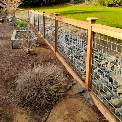 Farm Style Fence | Wood Wire Fence | Farmhouse Fence Ideas | FenceWorks NW