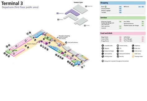 Heathrow International Airport UK Terminal Maps, LHR Information and ...