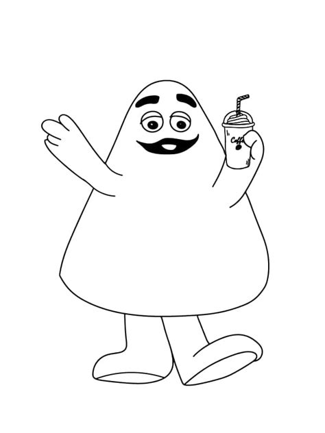 Grimace Free Printable coloring page - Download, Print or Color Online ...