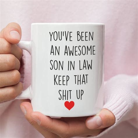 Son in Law Gifts Funny Gift for Son in Law Son in Law Mug - Etsy