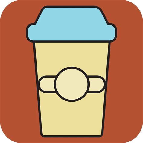 Take away coffee cup, illustration, vector on a white background ...