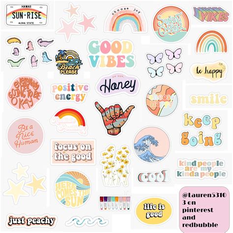 Stickers Discover Cute Colorful Stickers Cute stickers Positivity ...