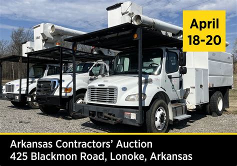 Spring Arkansas Contractors’ Auction — Blackmon Auctions