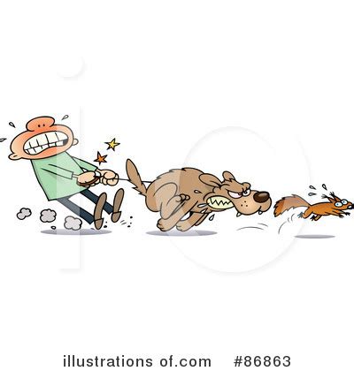 Dog Walker Clipart #79711 - Illustration by Snowy