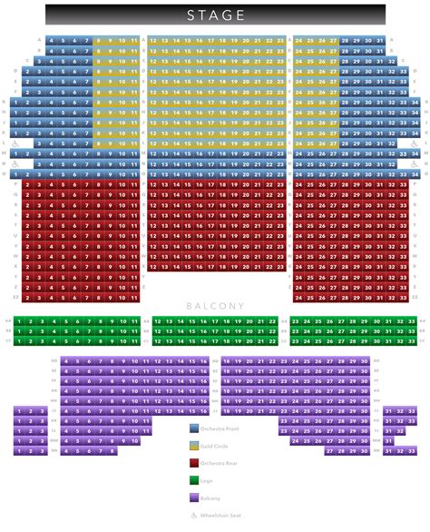 Seating Chart - Riviera Theatre