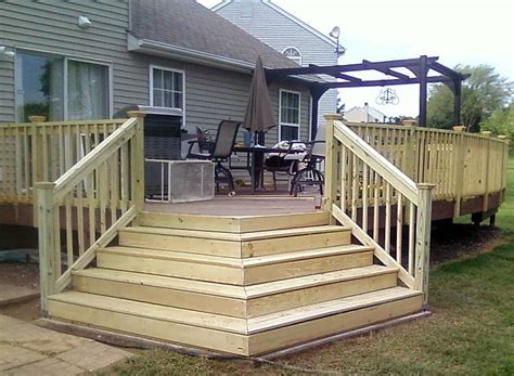 Deck Stairs | Deck steps, Decks backyard, Deck landscaping