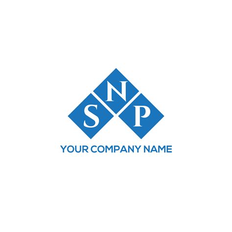 SNP letter logo design on WHITE background. SNP creative initials ...