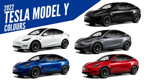 tesla model y popular colors - Numbers Breen