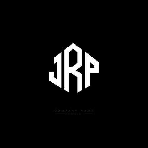 JRP letter logo design with polygon shape. JRP polygon and cube shape ...