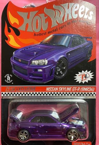 Hot Wheels Rlc Red Line Club Skyline Gtr R34 Roxo 2020 | Frete grátis