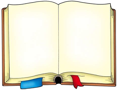 Open Book Vector Clipart Collections