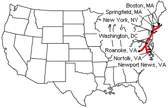 Amtrak Northeast Regional Map – Map Of The Usa With State Names