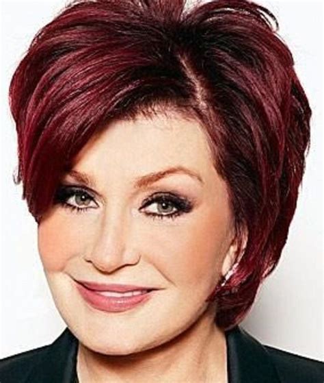 Sharon Osbourne | Short hairstyles over 50, Sharon osbourne hair, Short ...