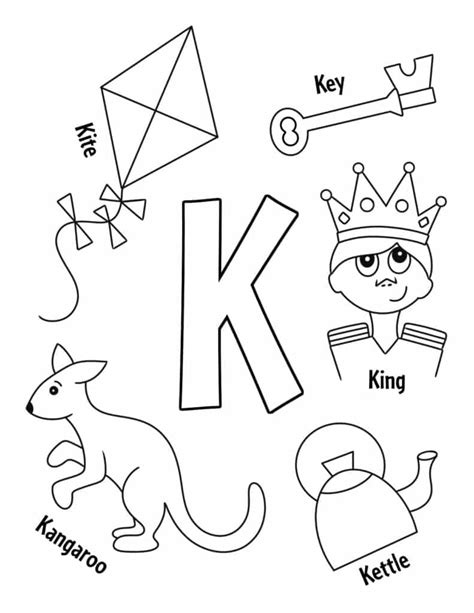 FREE Letter K Worksheets for Preschool ⋆ The Hollydog Blog