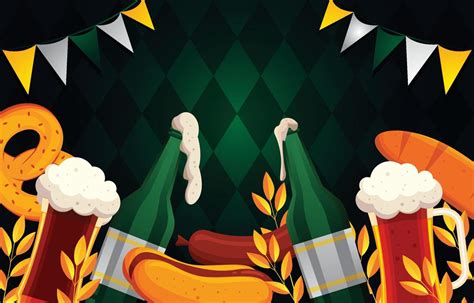 Oktoberfest Background Concept 9975220 Vector Art at Vecteezy