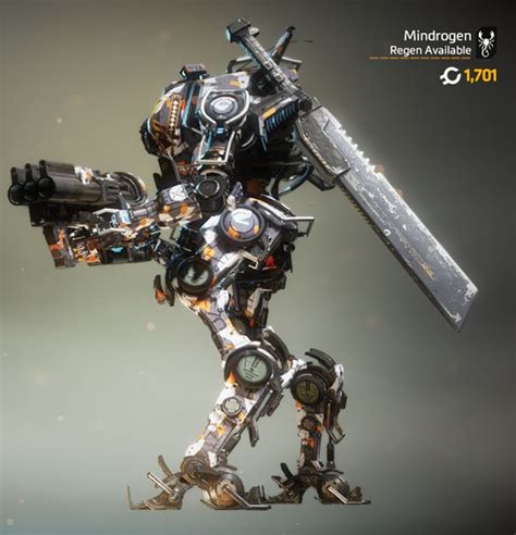 Ronin with his Sword in Warship Collage Camo | Titanfall, Robot concept ...