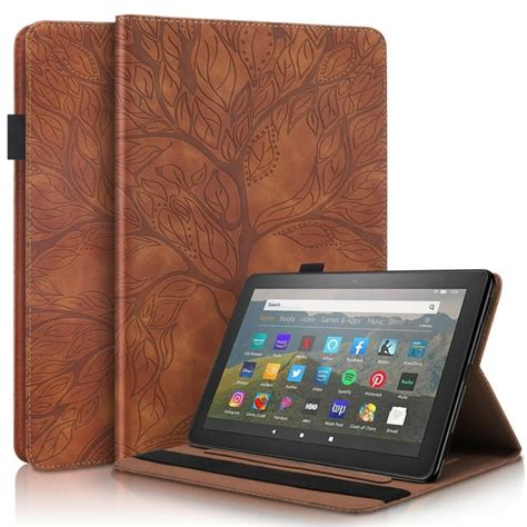 Fire HD 10 11th Gen Cover with Pencil Holder, Kindle Fire HD 10 Plus ...