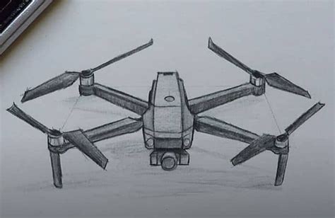 How to Draw a Drone Step by Step | Easy drawings for beginners, Easy ...