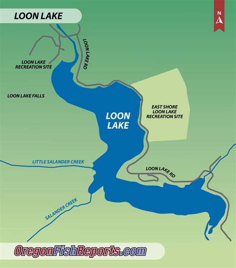 Loon Lake - Reedsport, OR - Fish Reports & Map