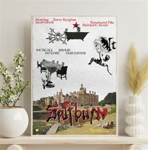 Saltburn Poster, Saltburn Movie Poster, Saltburn Movie Art, Barry ...