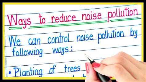 5 ways to control noise pollution - jafseal