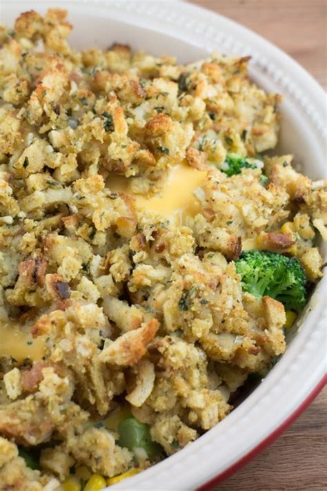 chicken broccoli stuffing casserole stove top