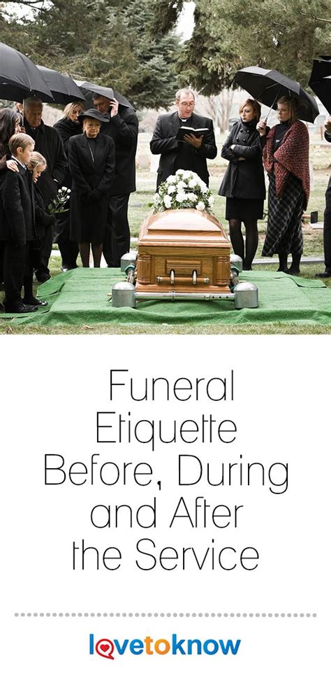 Funeral Etiquette for Guests: Before, During & After the Service ...