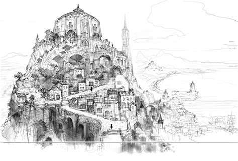 Caldisla Kingdom Sketch - Characters & Art - Bravely Default ...