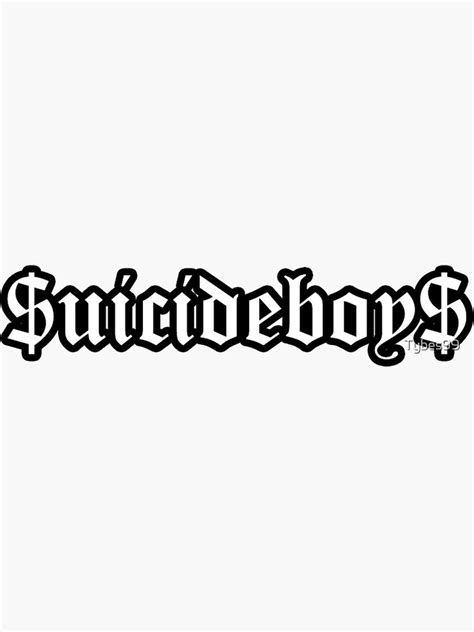 "Suicideboys" Sticker for Sale by Tybes99 | Redbubble