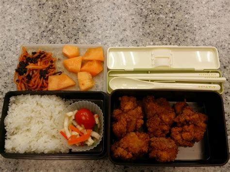 A no nonsense, methodical approach to cooking: Chicken Karaage Bento Box